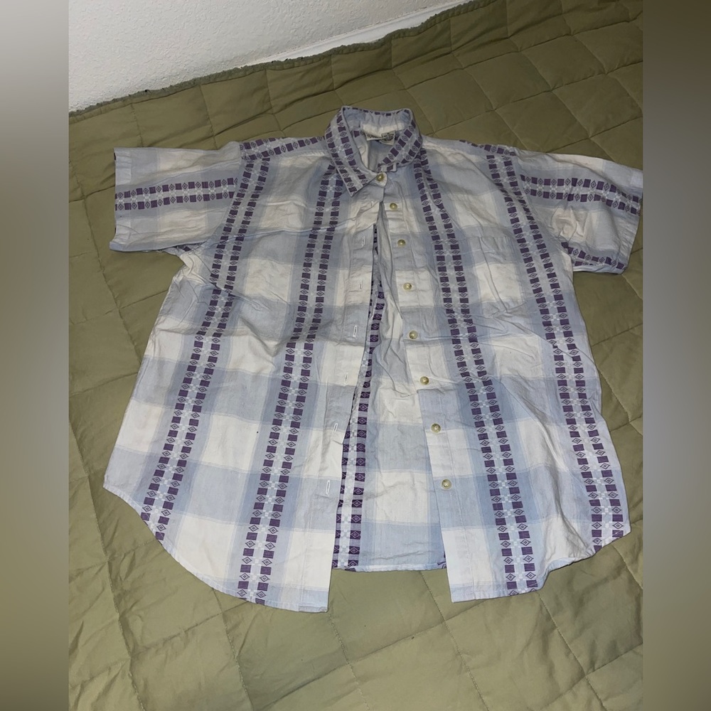 Oversized button up